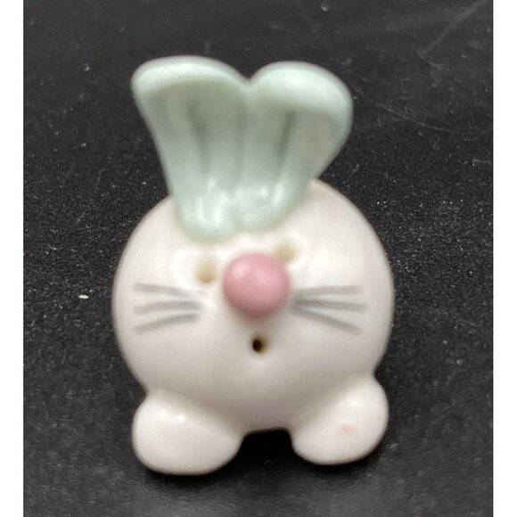 Mini Ceramic Rabbit Bunnies Spring Easter Village Dollhouse Figurines lot of 5 - Picture 11 of 11